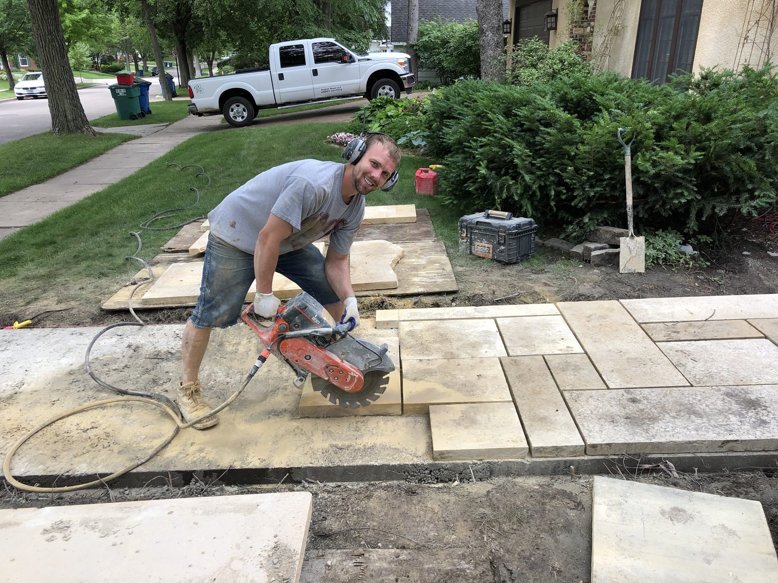 An English Stone landscape project