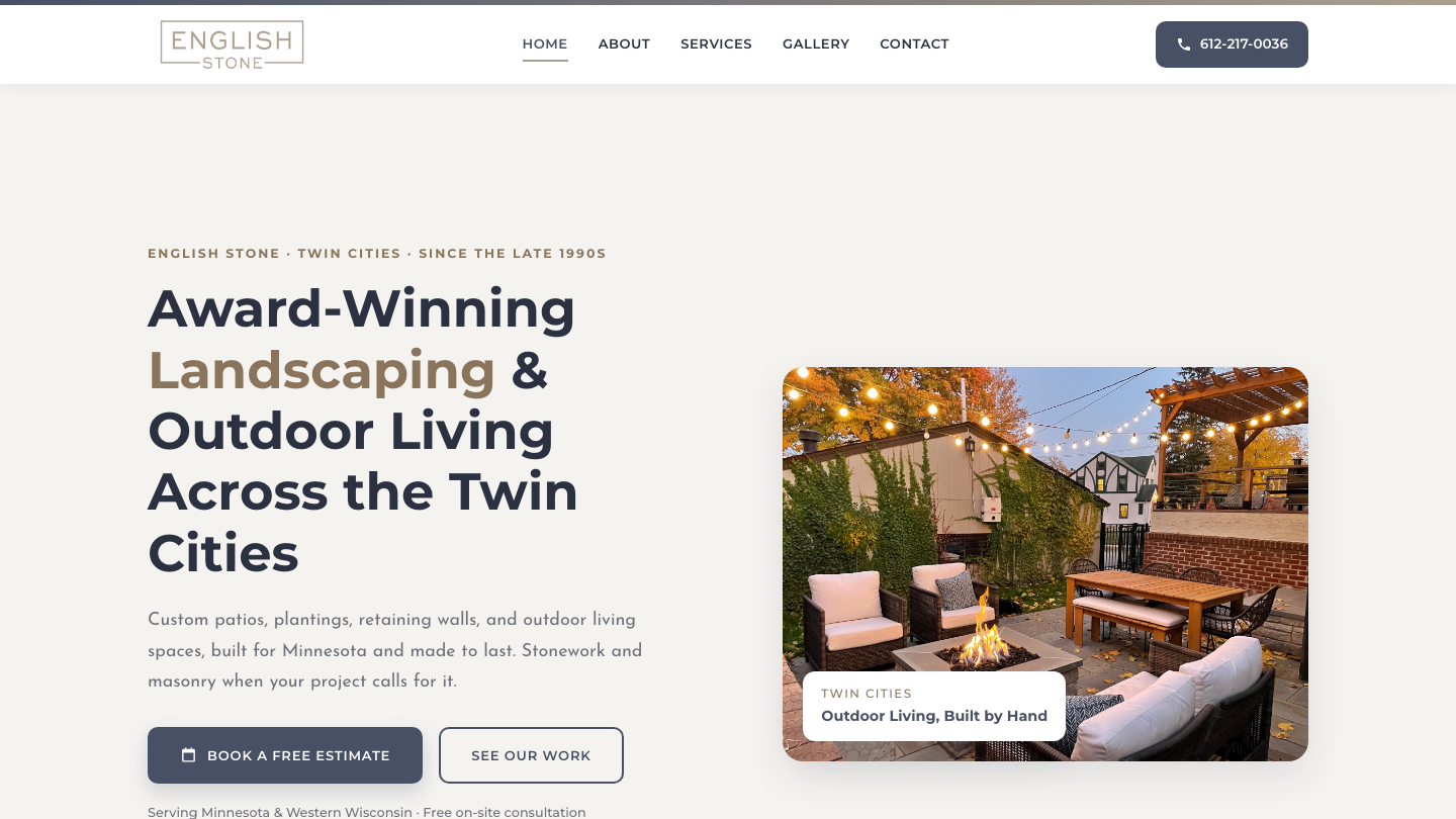 New English Stone live-site recreation